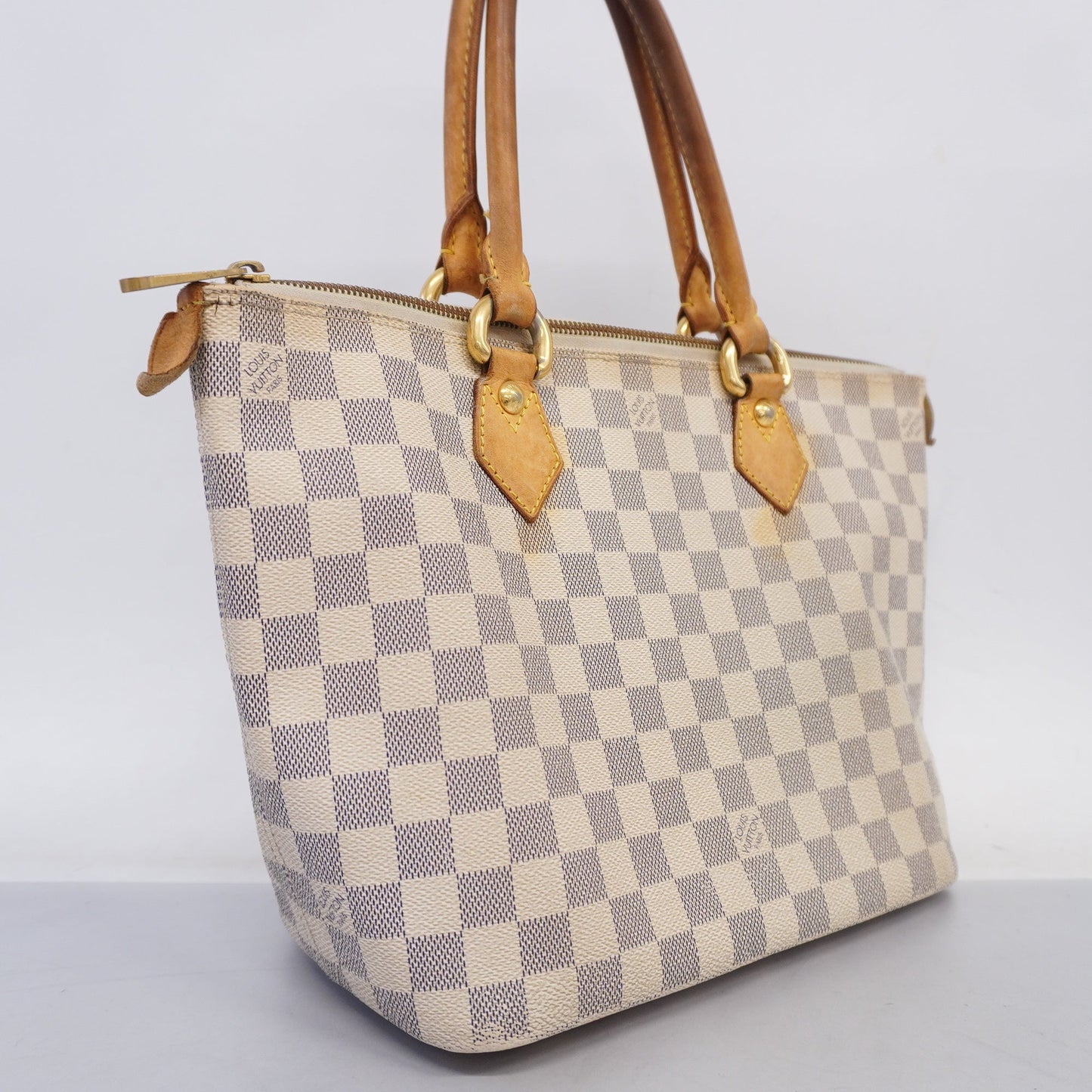 Louis VuittonAuth Damier Azur Saleya PM Women's Tote Bag