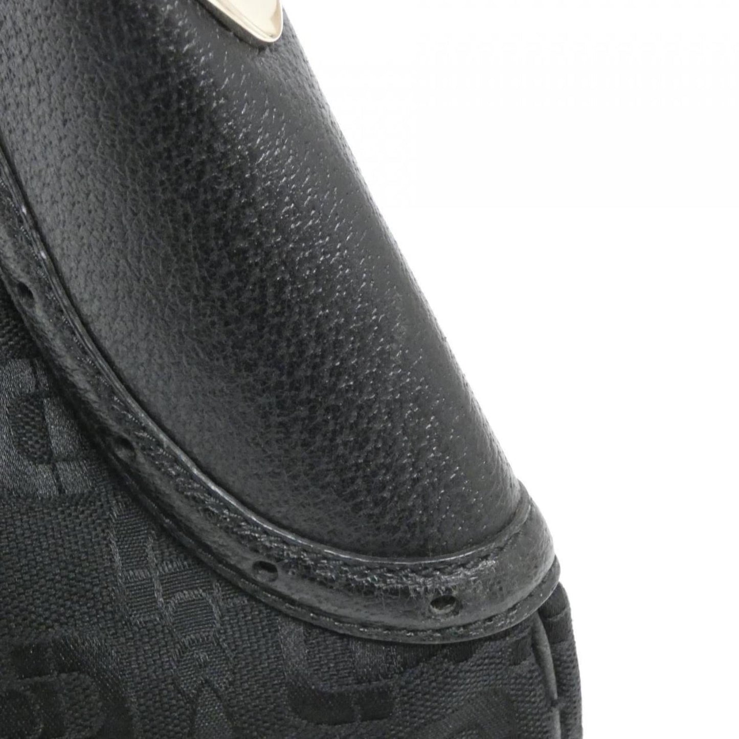 Gucci Leather Canvas Shoulder Bag