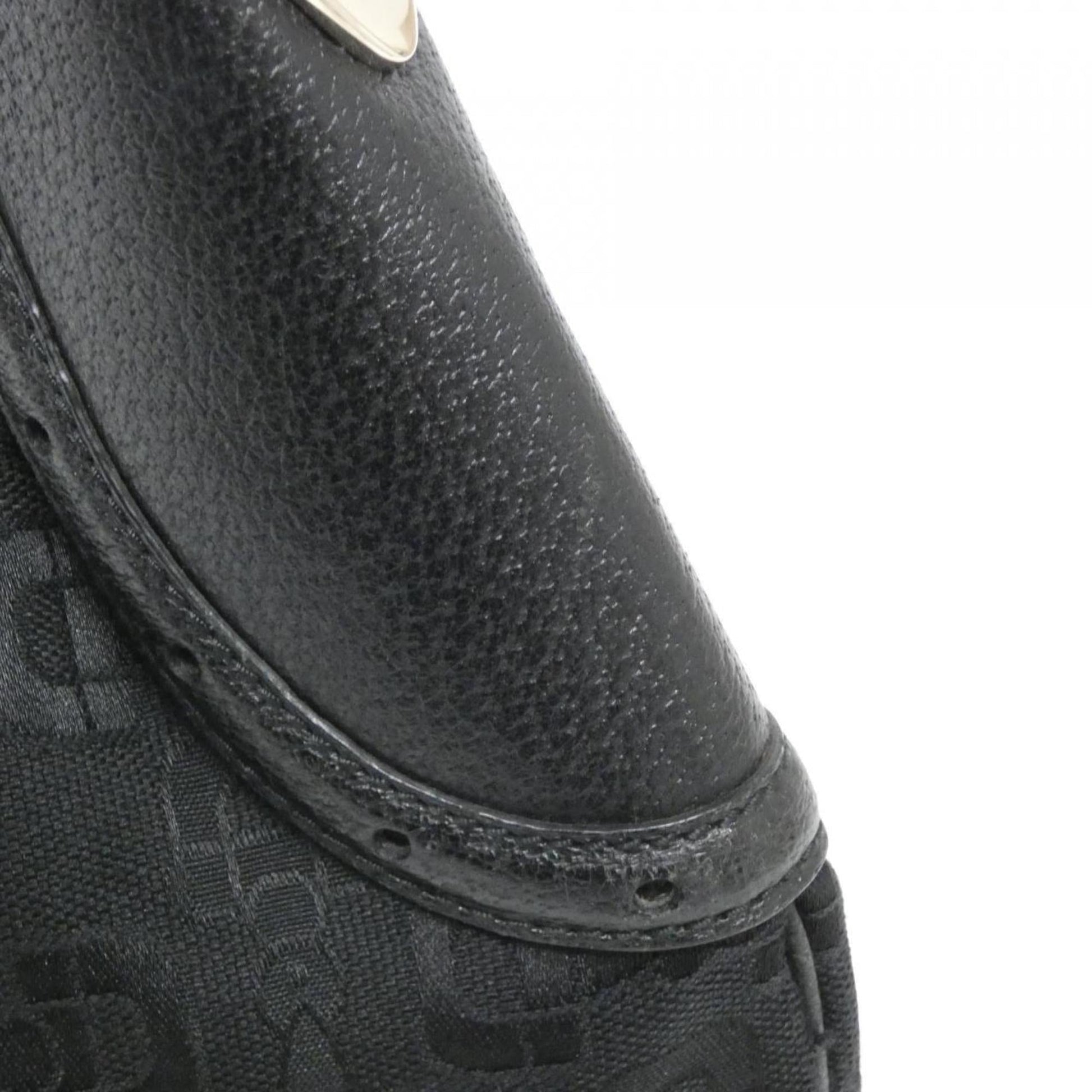 Gucci Leather Canvas Shoulder Bag