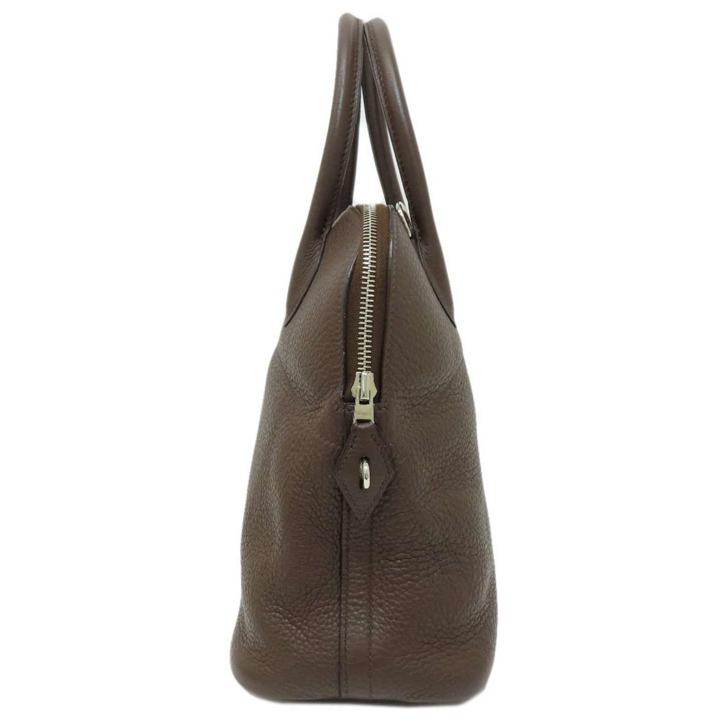 Hermes Brown Taurillon Clemence Leather Handbag ( )