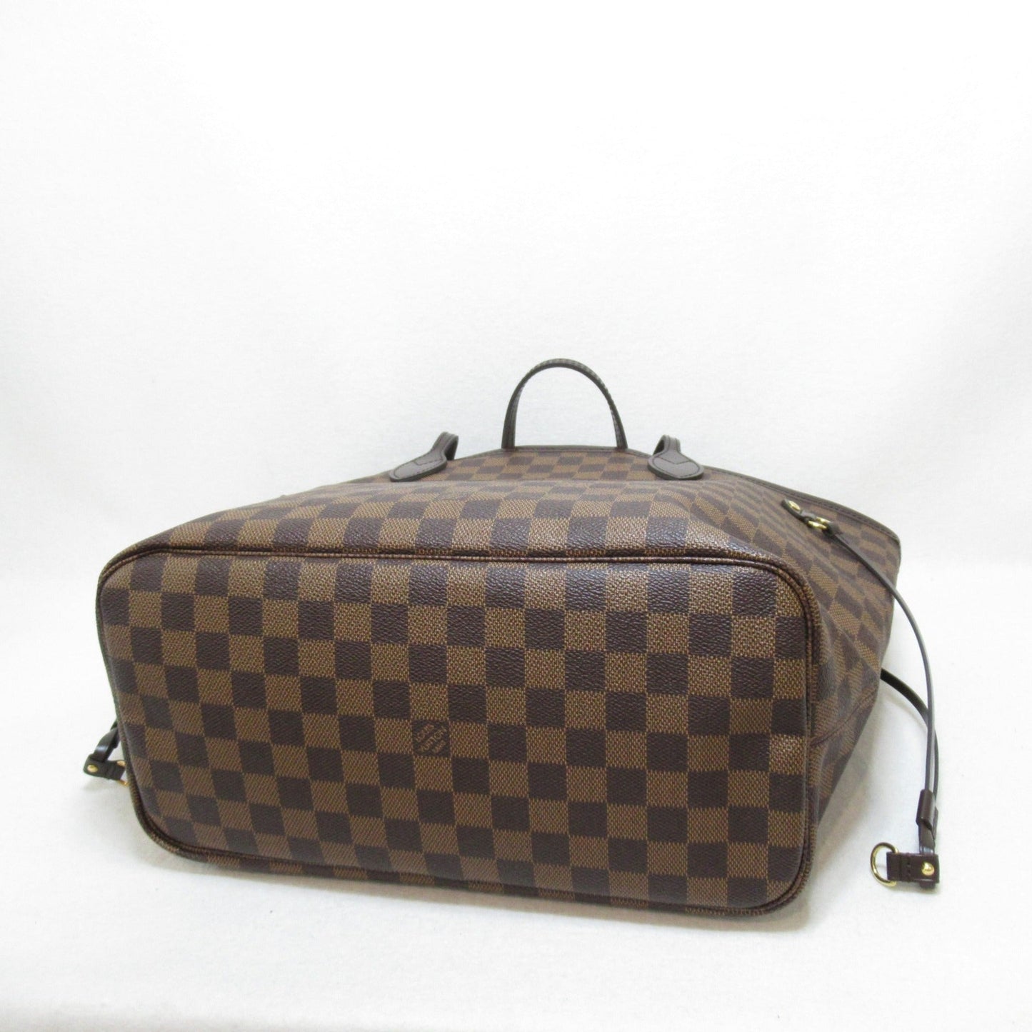 LOUIS VUITTON Neverfull MM Tote Bag Brown Damier PVC coated canvas