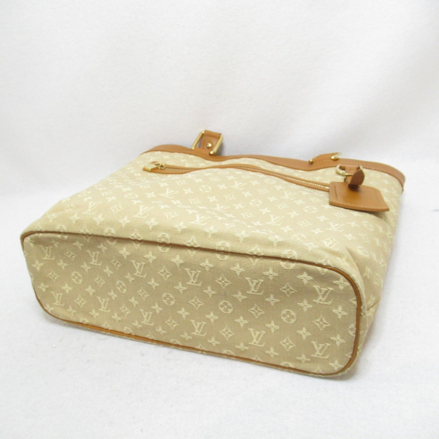 LOUIS VUITTON Lucille GM Tote Bag Beige Monogram mini leather