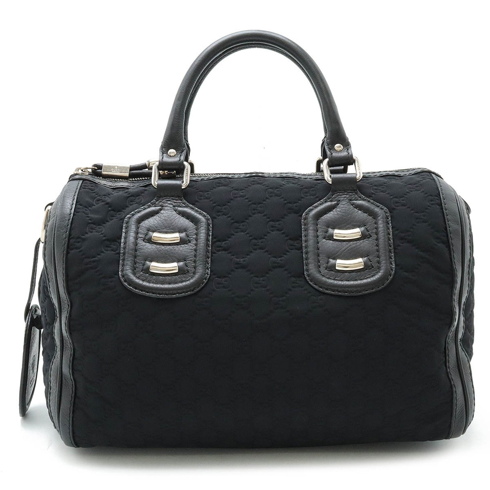 Gucci Nylon Leather Handbag