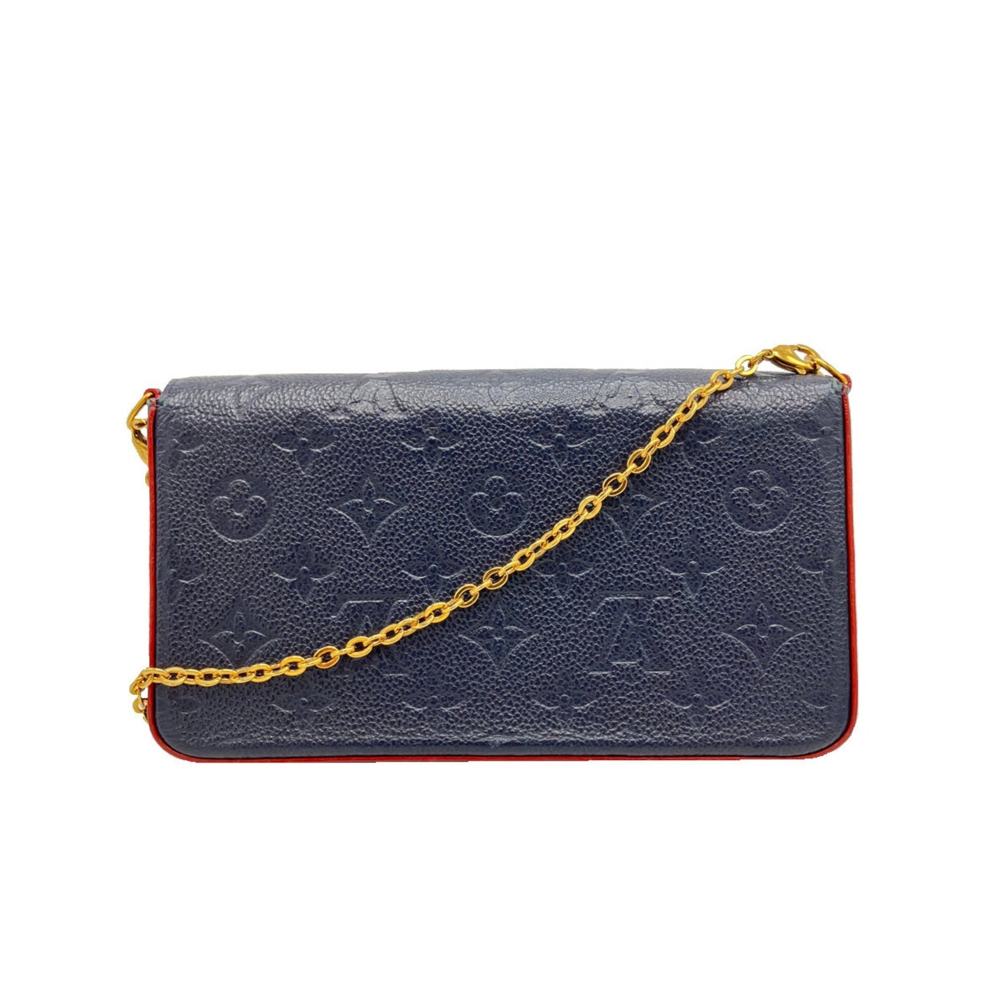 LOUIS VUITTON Pochette Felicie Shoulder Bag Women's Men's Leather