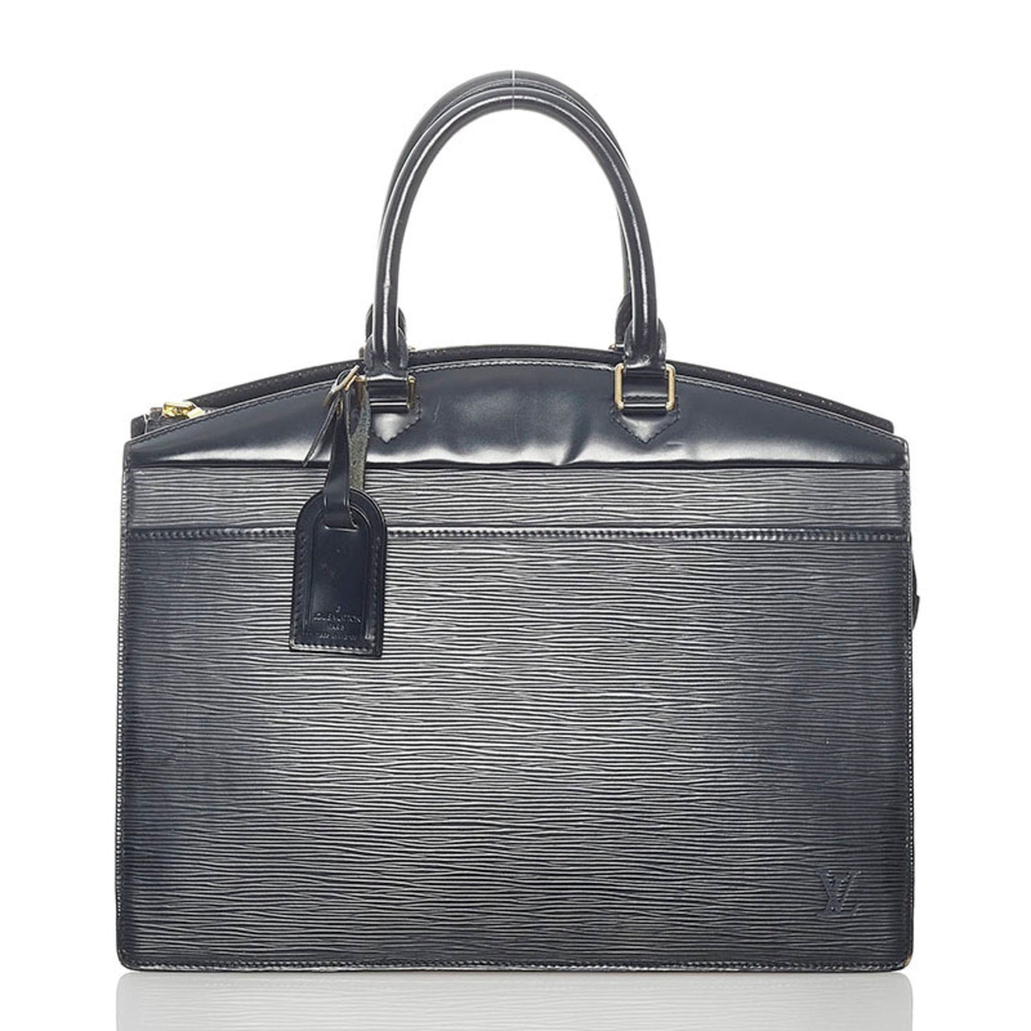 Louis Vuitton Epi Riviera Handbag Noir Leather Ladies LOUIS VUITTON