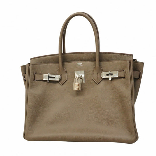 Hermes Etain Epsom Leather Handbag ( )