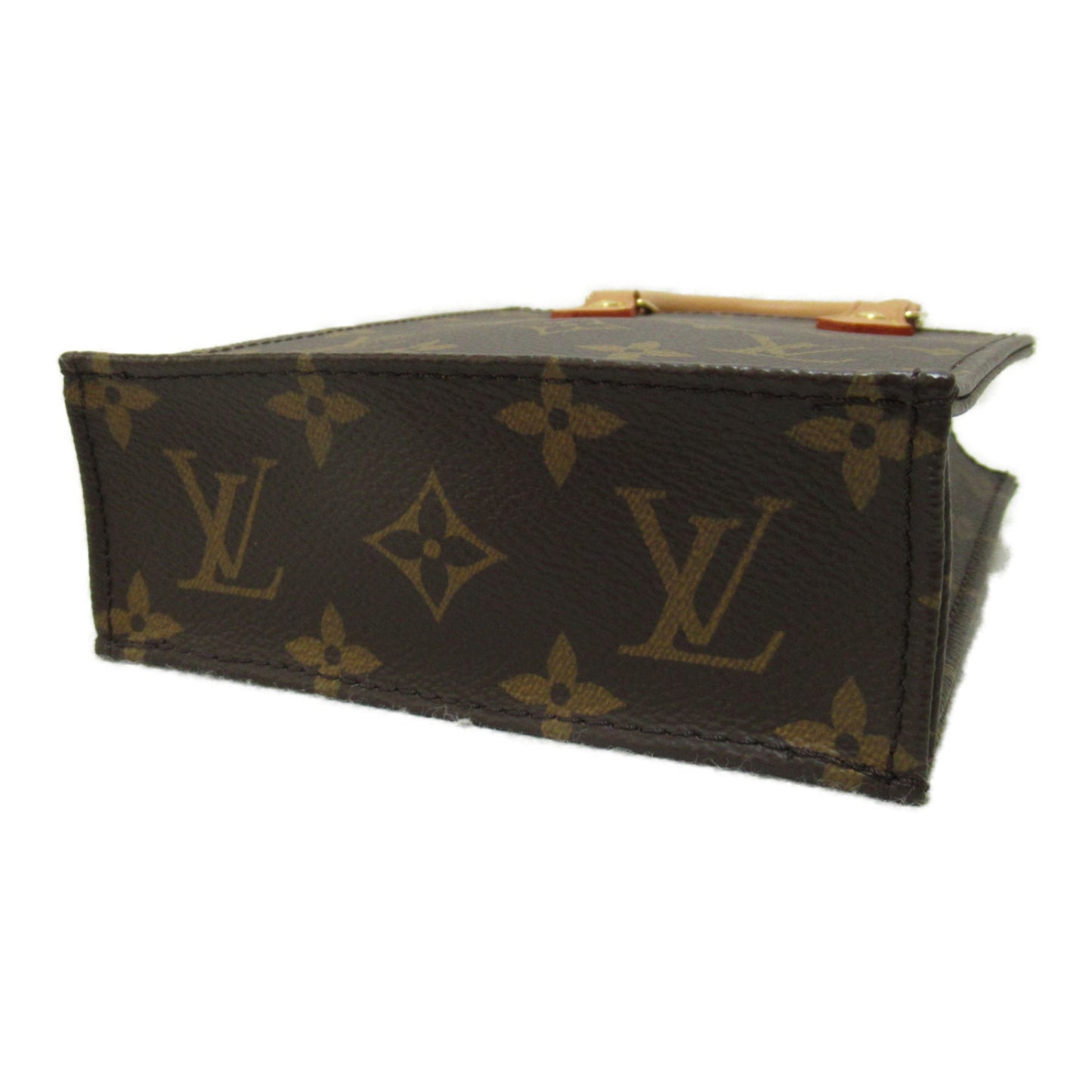 Louis Vuitton Petit Sac Plat Shoulder Bag Brown Monogram PVC coated canvas