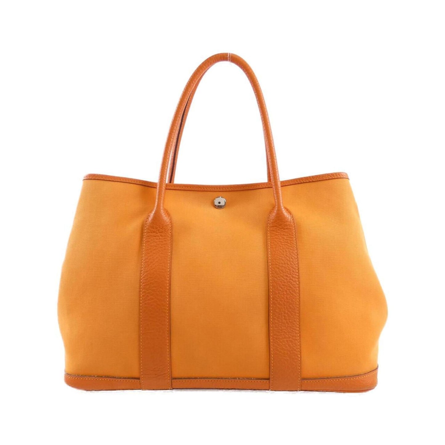 Hermes Feu Toile Officier Country Leather Handbag ( )