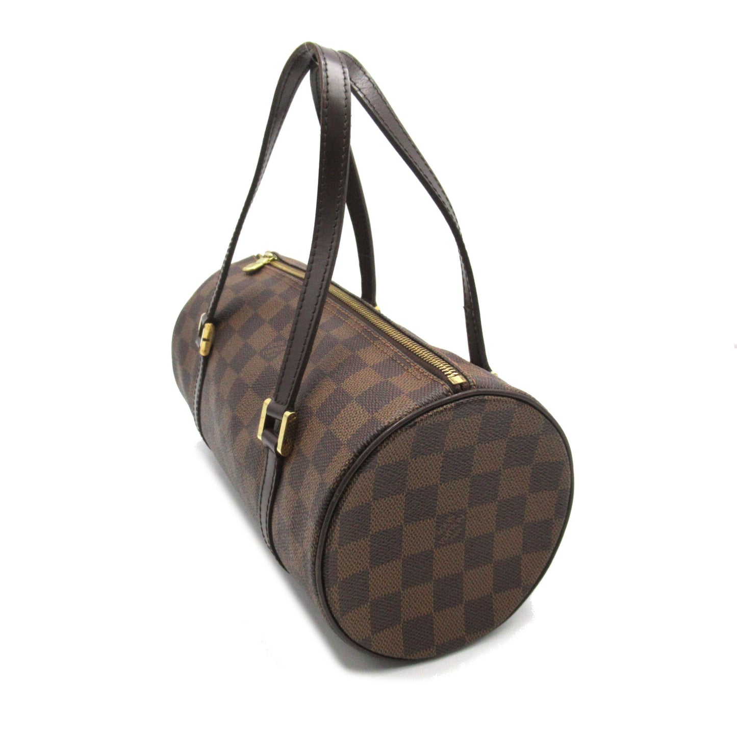 LOUIS VUITTON Papillon Brown Ebene Damier PVC coated canvas Handbag