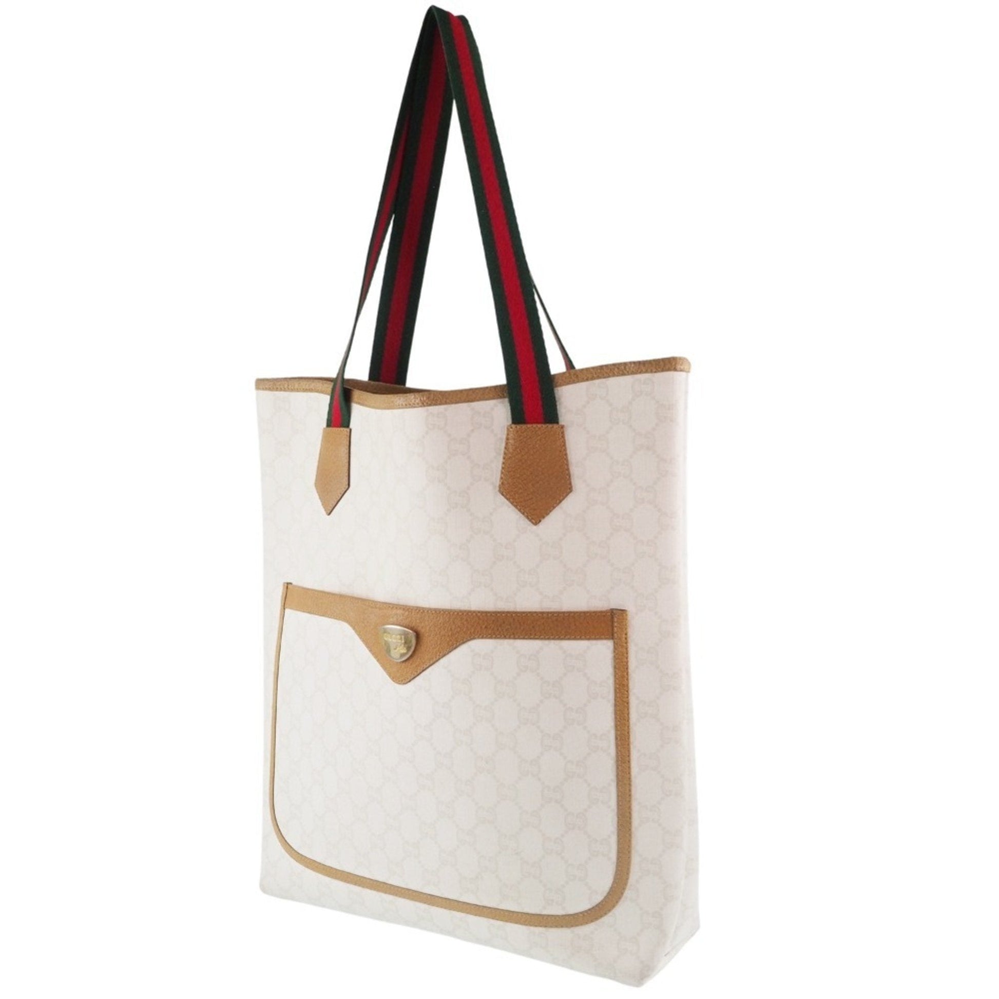 Gucci Sherry Line White Tote