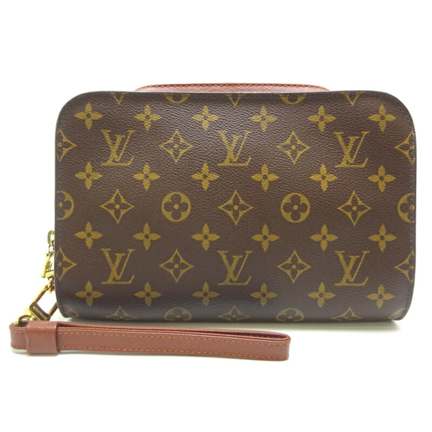 LOUIS VUITTON Orsay Men's Second Bag Monogram Ebene [Brown]