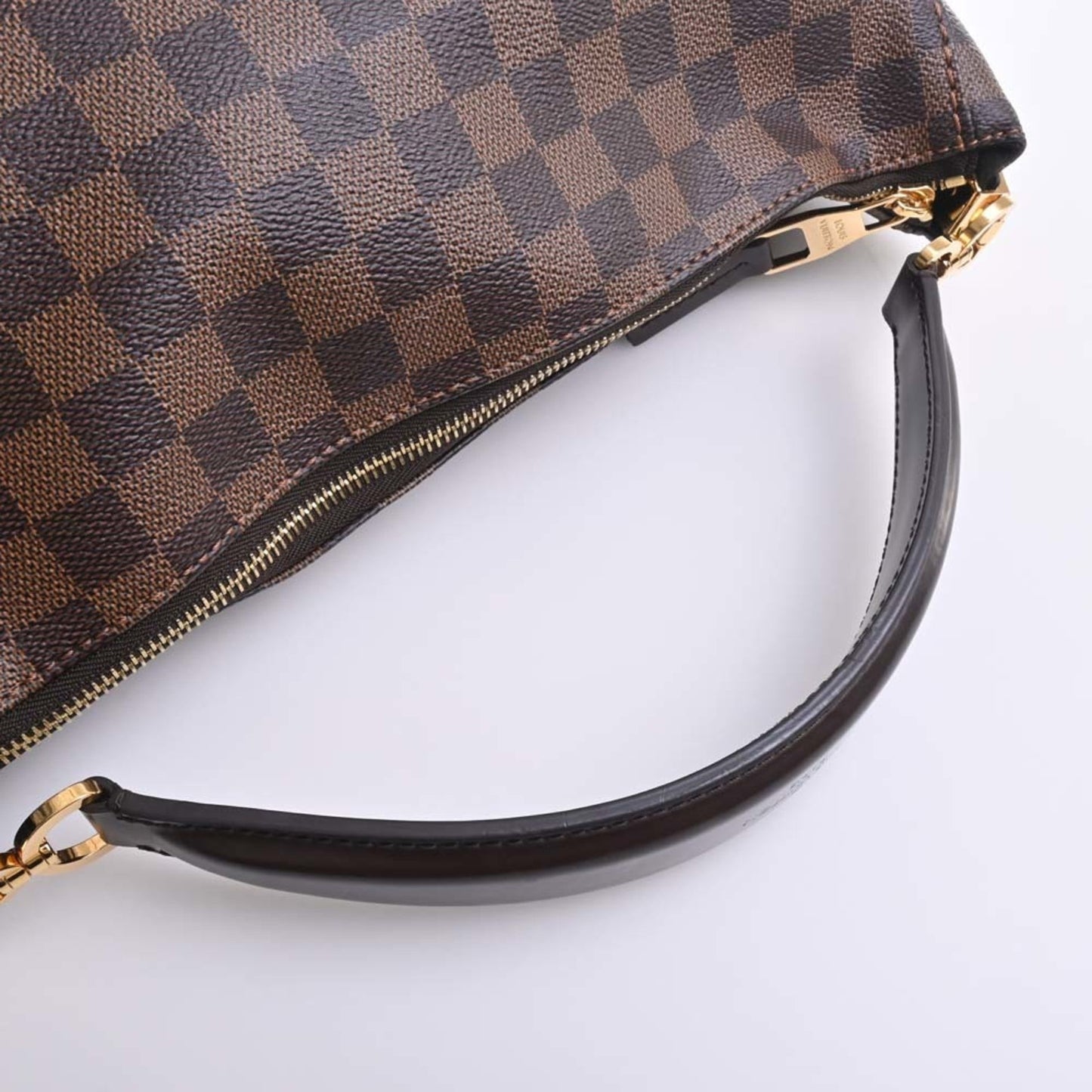 LOUIS VUITTON Damier Portobello PM One Shoulder Bag Brown Women's