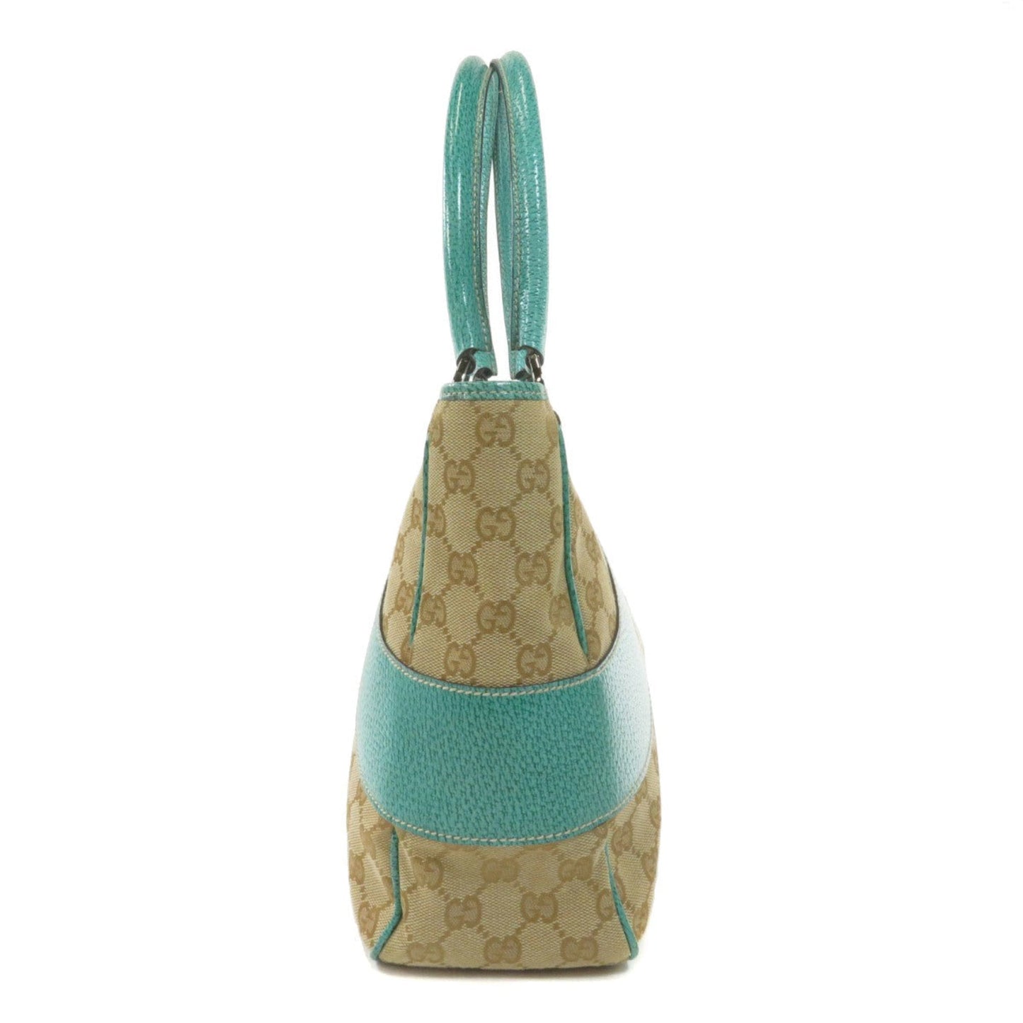 Gucci Lou Leather Canvas Tote