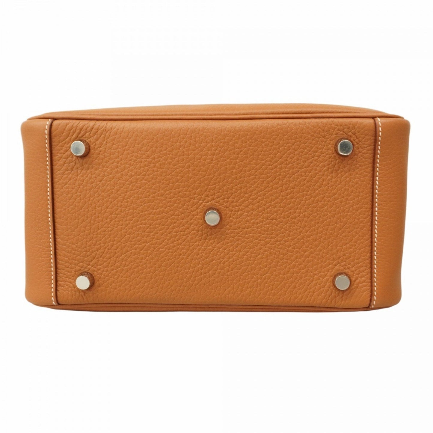 Hermes Gold Taurillon Clemence Leather Handbag ( )