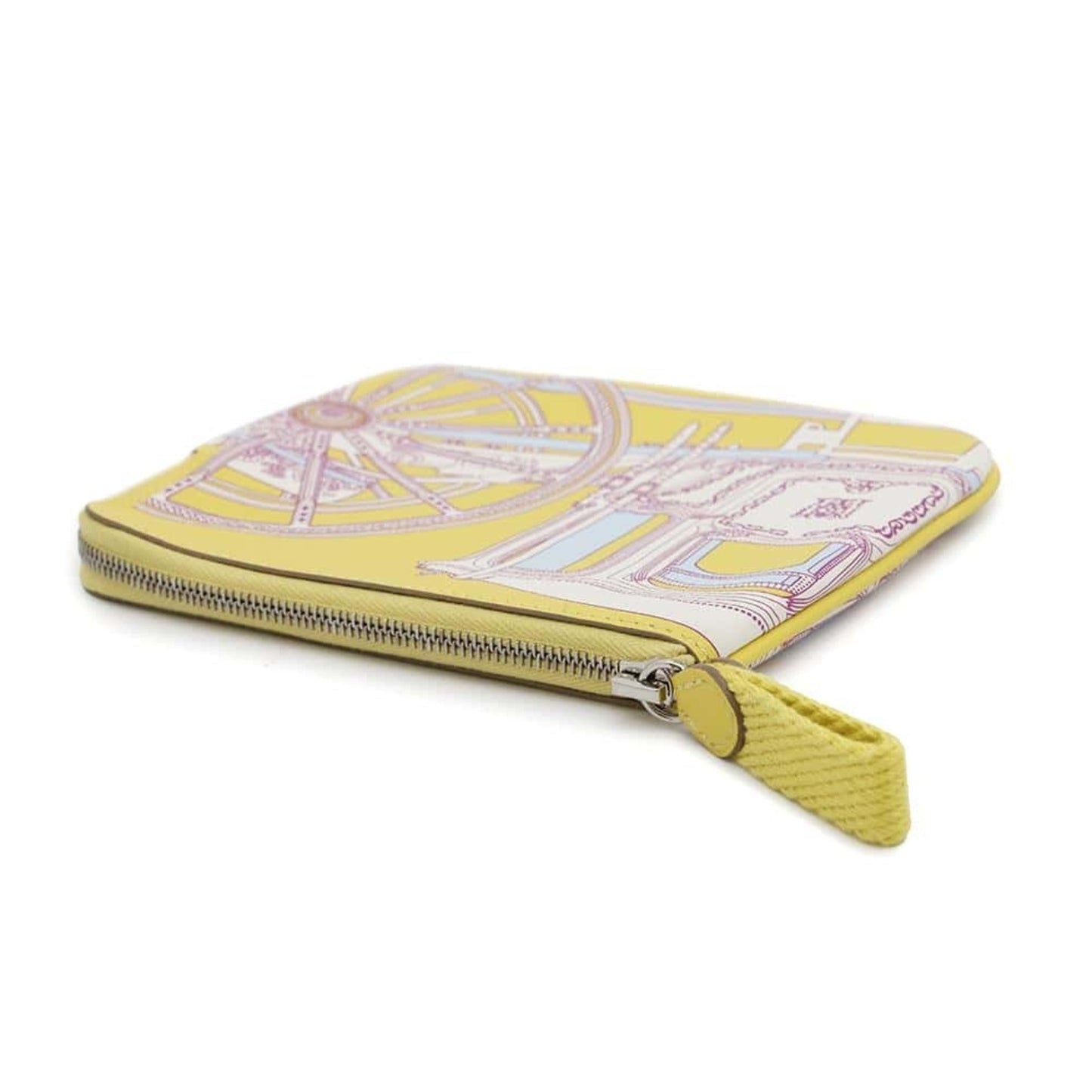 Hermes Kara Lime Swift Leather Pouch ( )