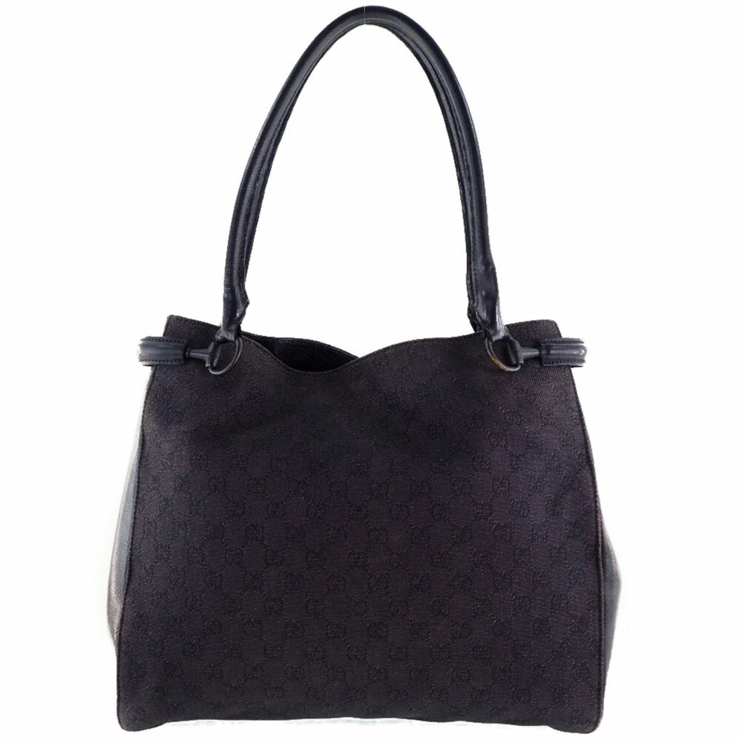 Gucci Lou Leather Canvas Tote