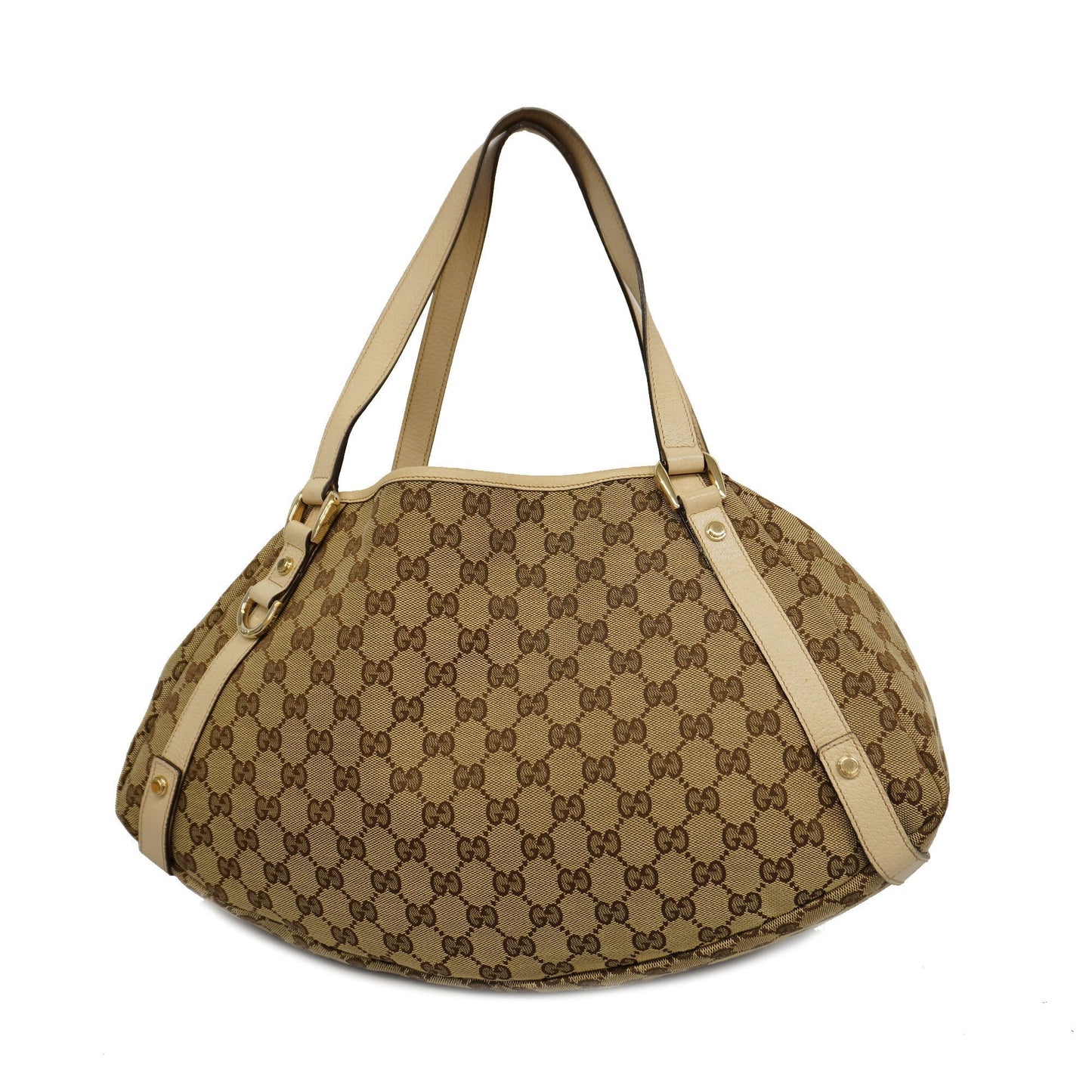 Gucci Leather Canvas Tote