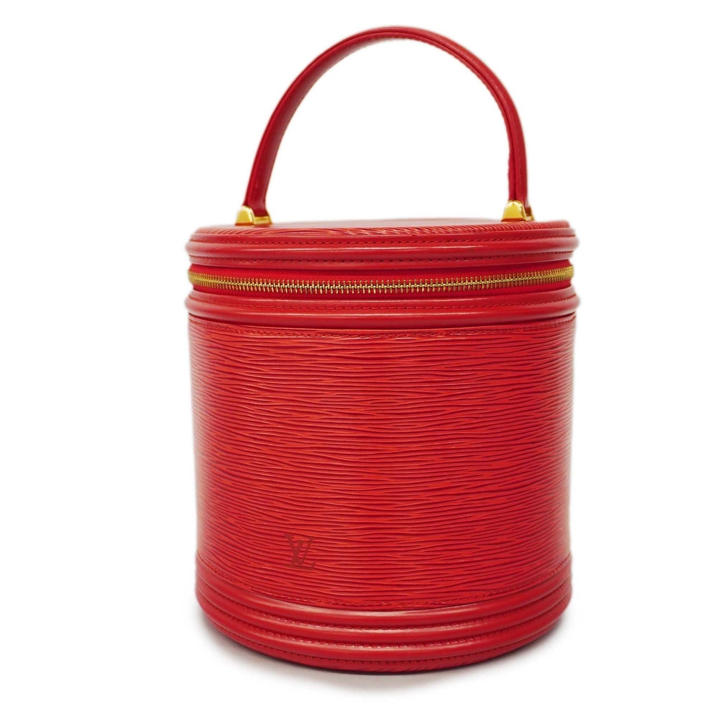 Louis VuittonAuth Epi Cannes Women's Vanity Bag Castilian Red