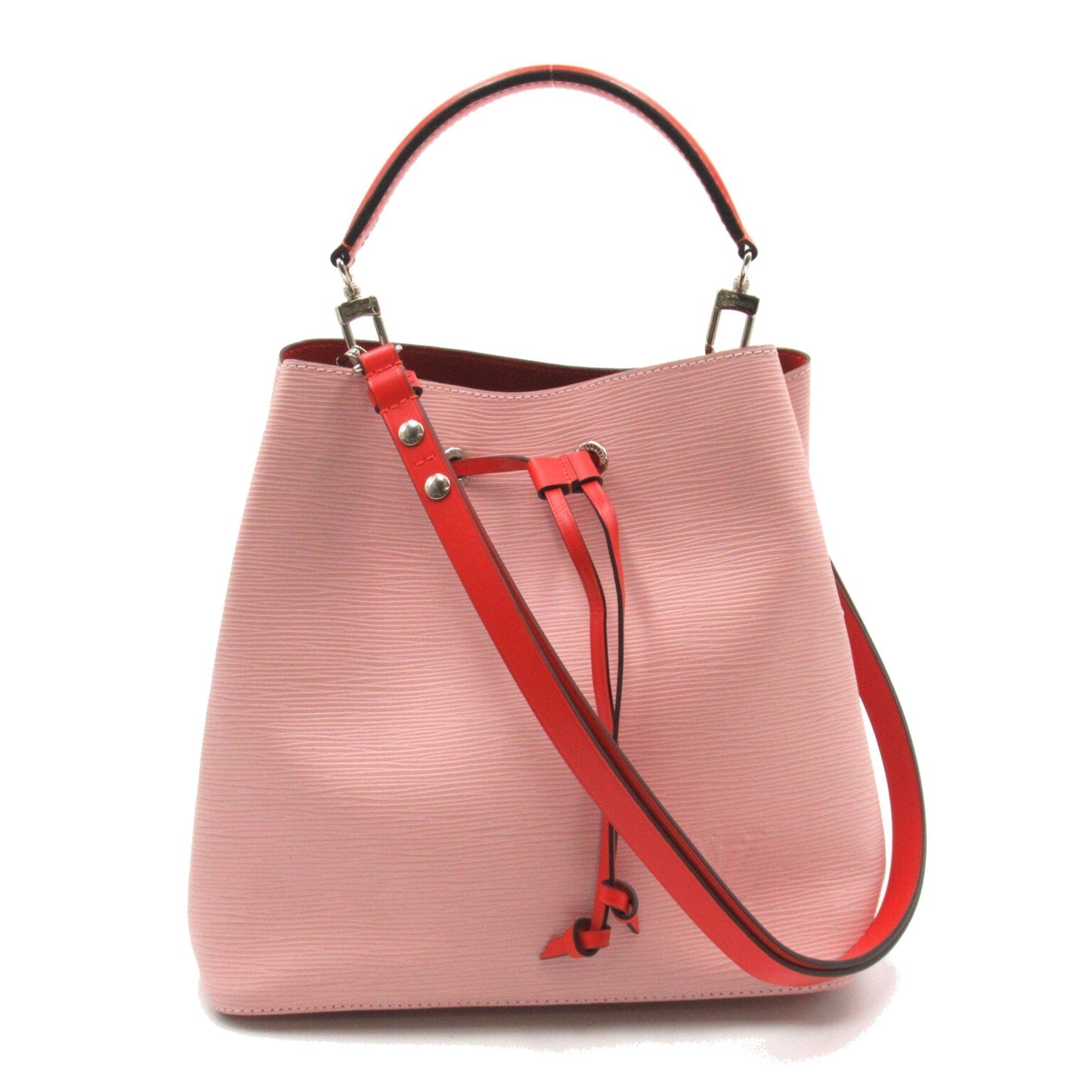 Louis Vuitton Neonoe Pink Red Rose valerine Epi leather Handbag