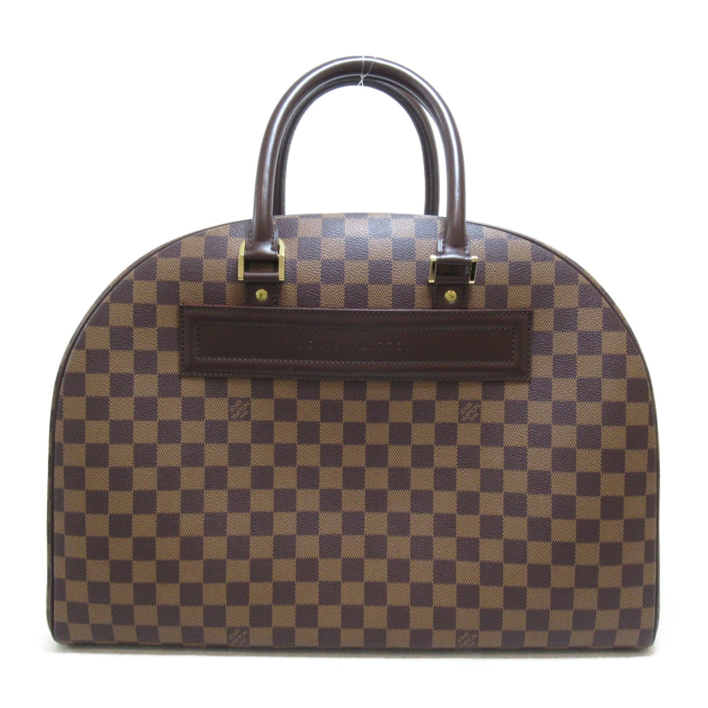 Louis Vuitton Nolita 24 are handbag Brown Ebene Damier PVC coated canvas