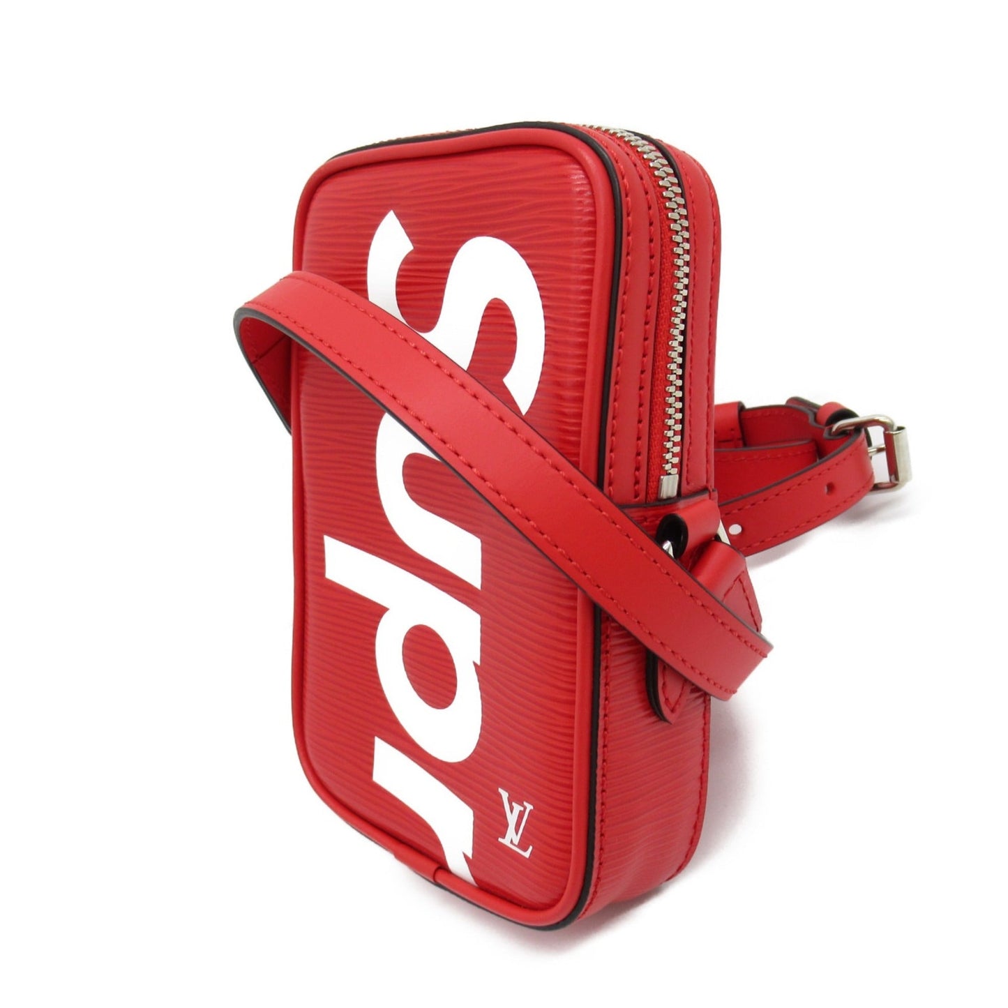 LOUIS VUITTON Danube PPM Shoulder Bag Red Epi leather