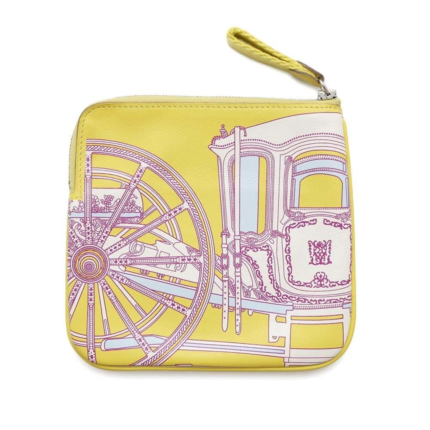 Hermes Kara Lime Swift Leather Pouch ( )