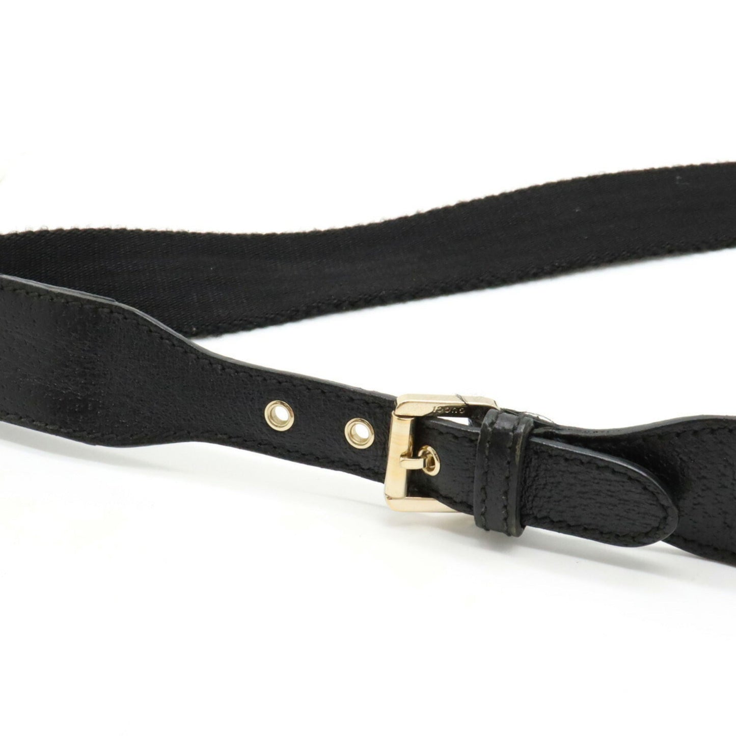 Gucci Leather Canvas Shoulder Bag