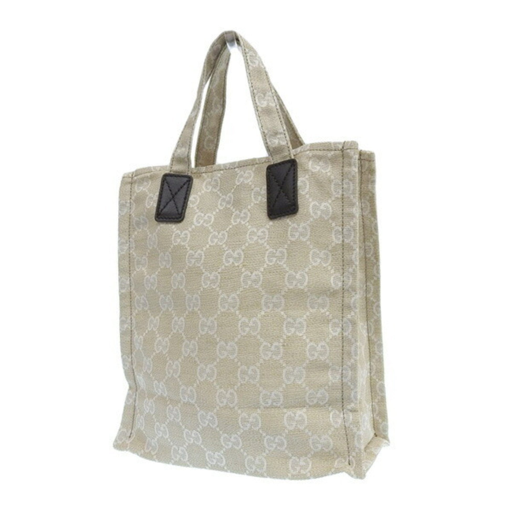 Gucci Beige Canvas Handbag Style 1