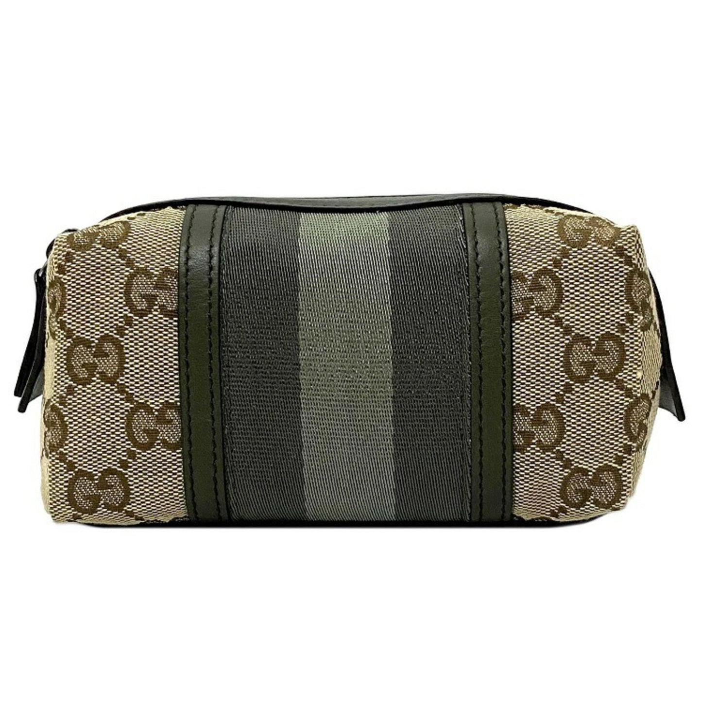 Gucci Leather Canvas Clutch