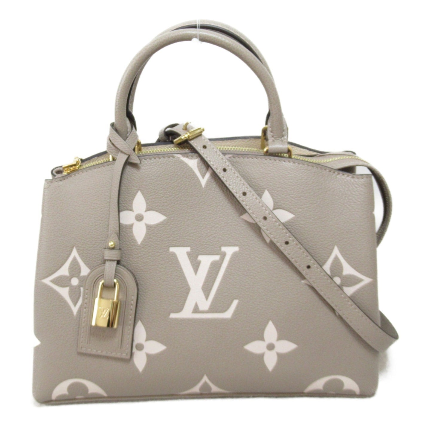 LOUIS VUITTON Petit Palais PM 2wayShoulder Bag Gray Turtrail claims Monogram empreinte leather