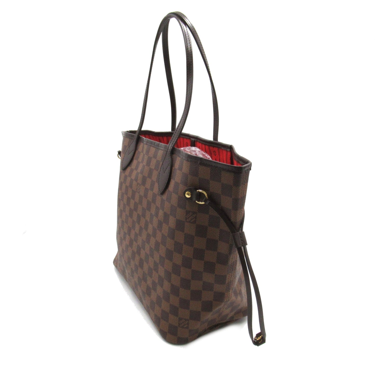 LOUIS VUITTON Neverfull MM Brown Ebene Damier PVC coated canvas Tote