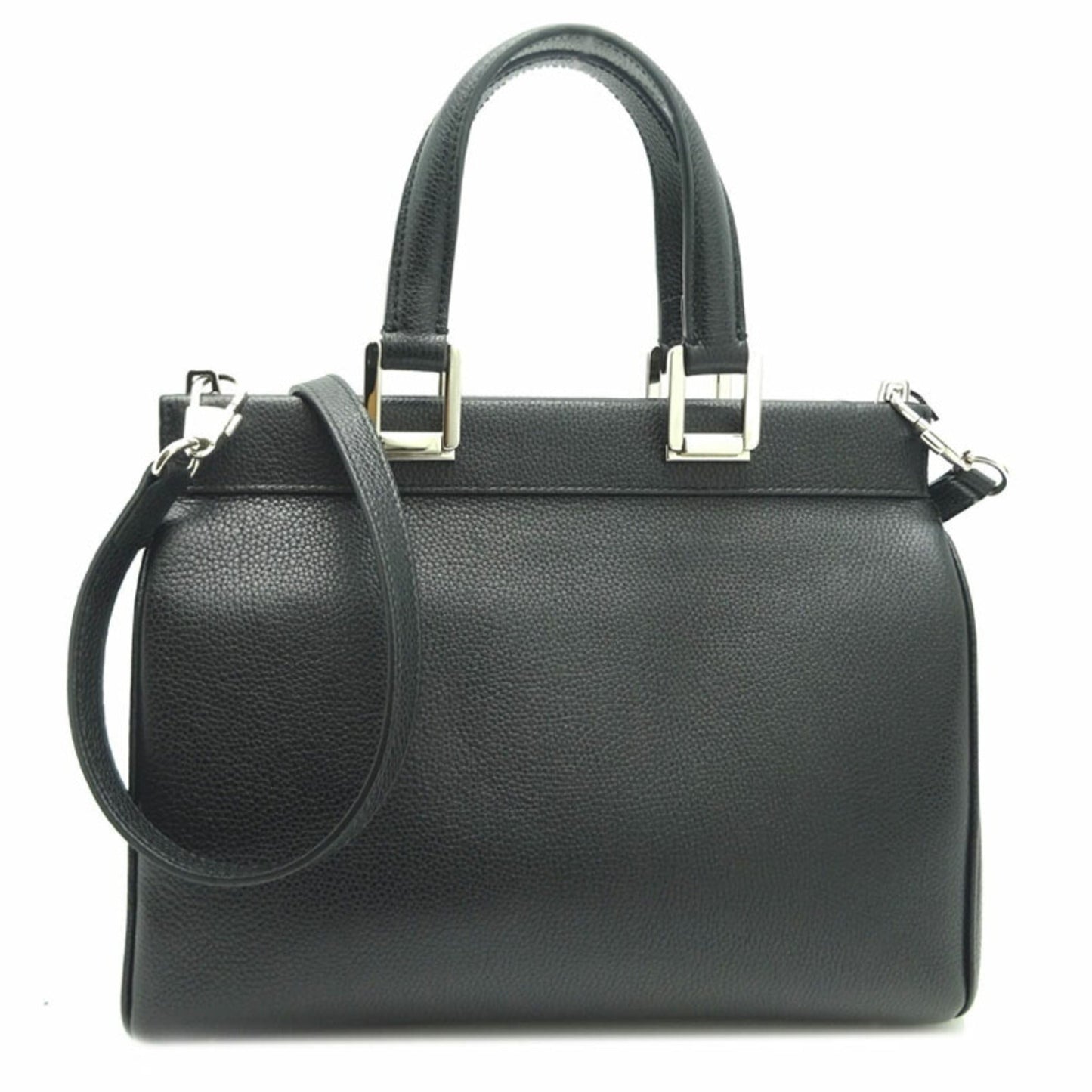 Gucci Black Leather Shoulder Bag Style 8