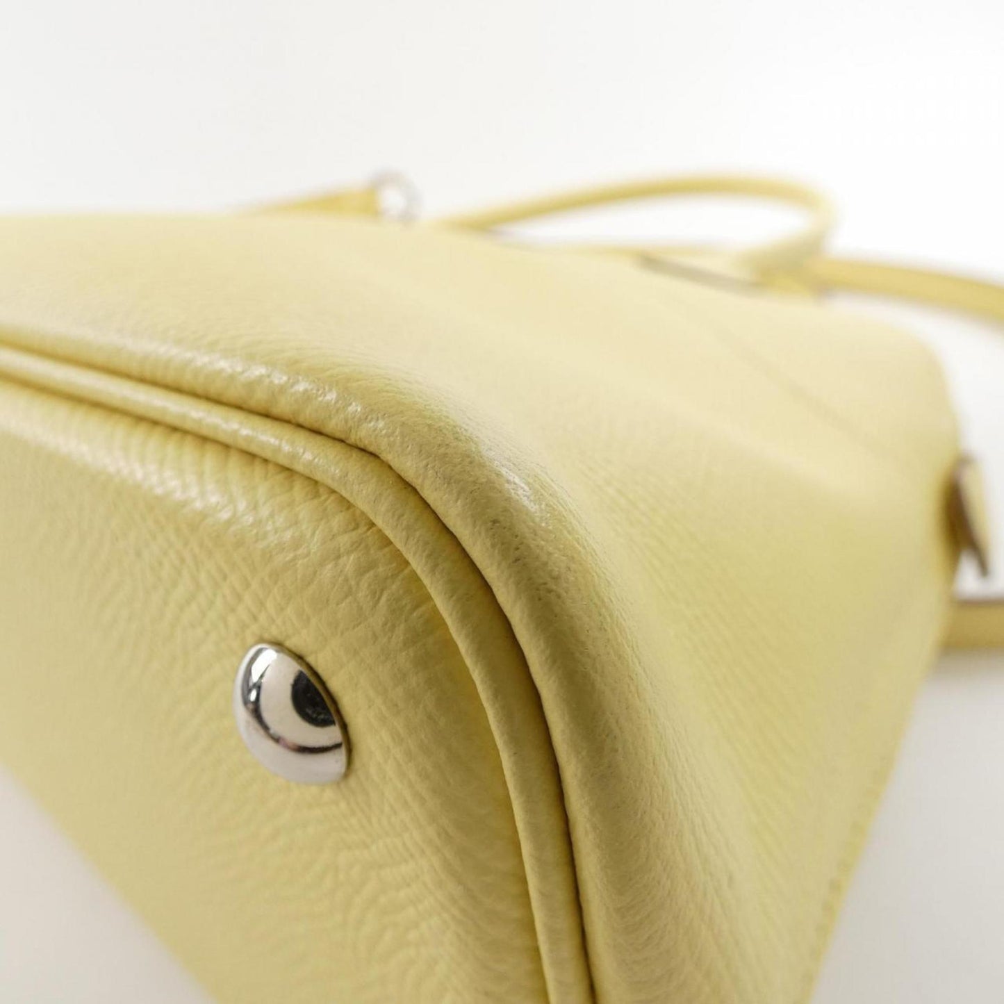 Hermes Jaune Epsom Leather Handbag ( )