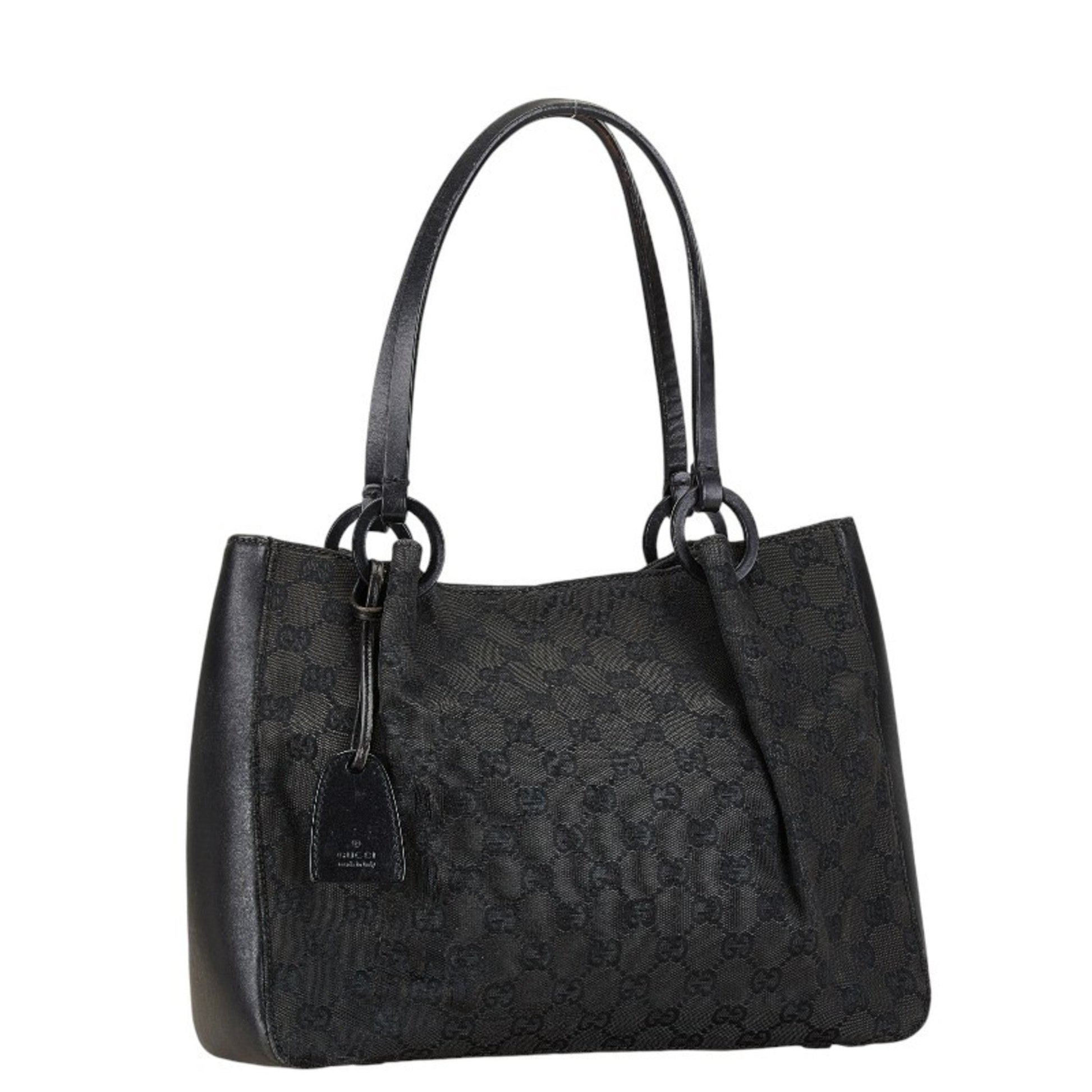 Gucci Leather Canvas Tote
