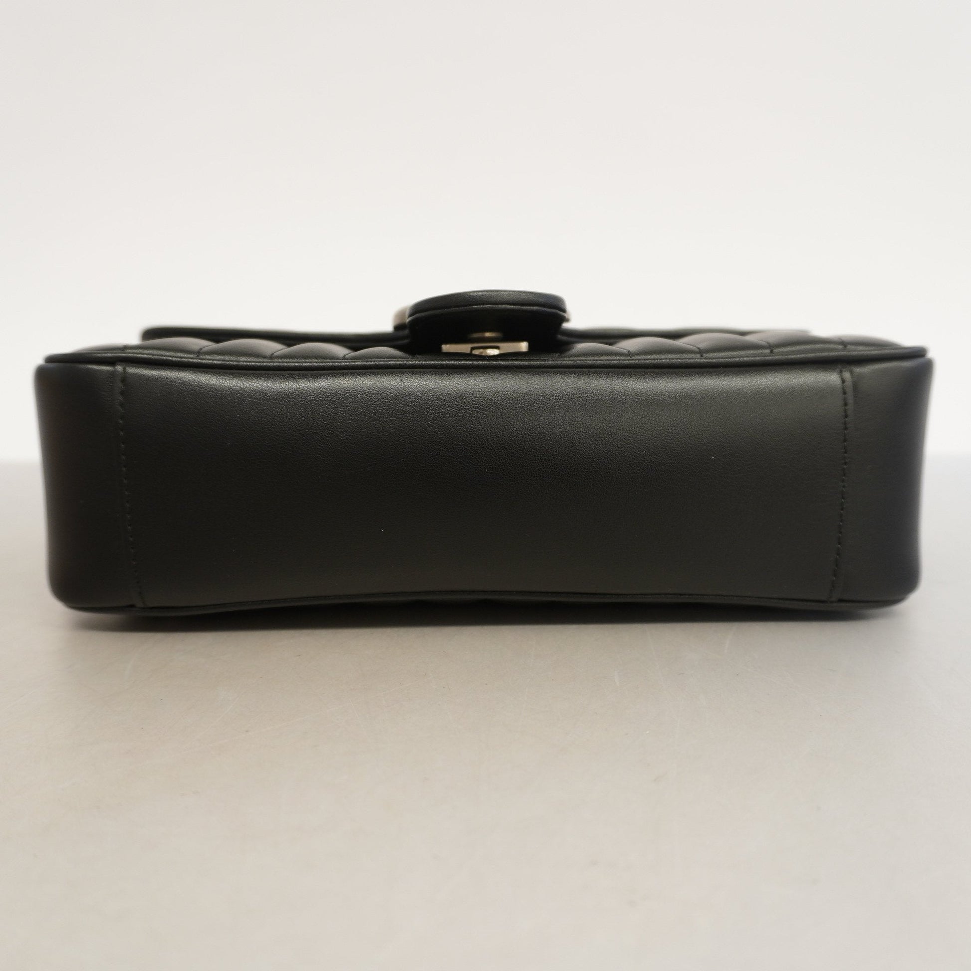 Gucci GG Marmont Black Leather Shoulder Bag Style 1