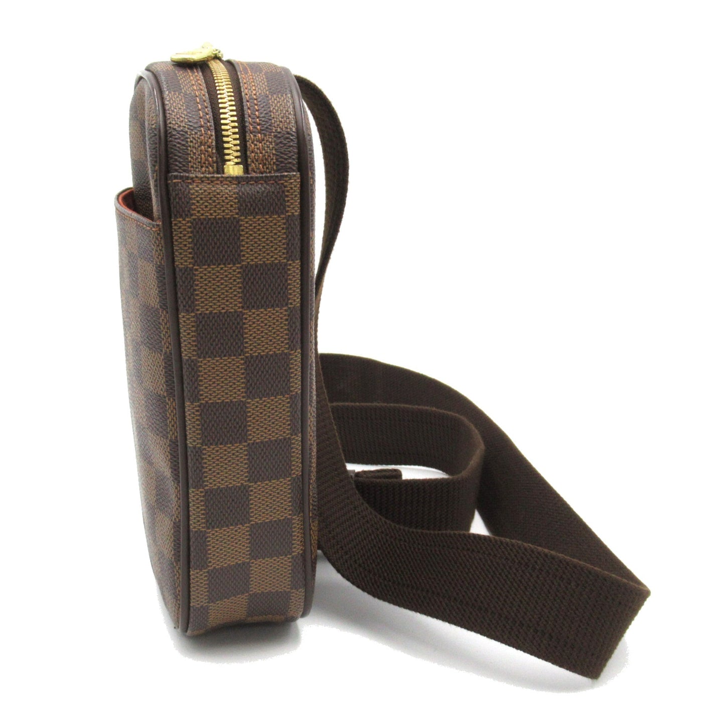 LOUIS VUITTON Pochette/Gange special order Brown Damier PVC coated canvas Clutch
