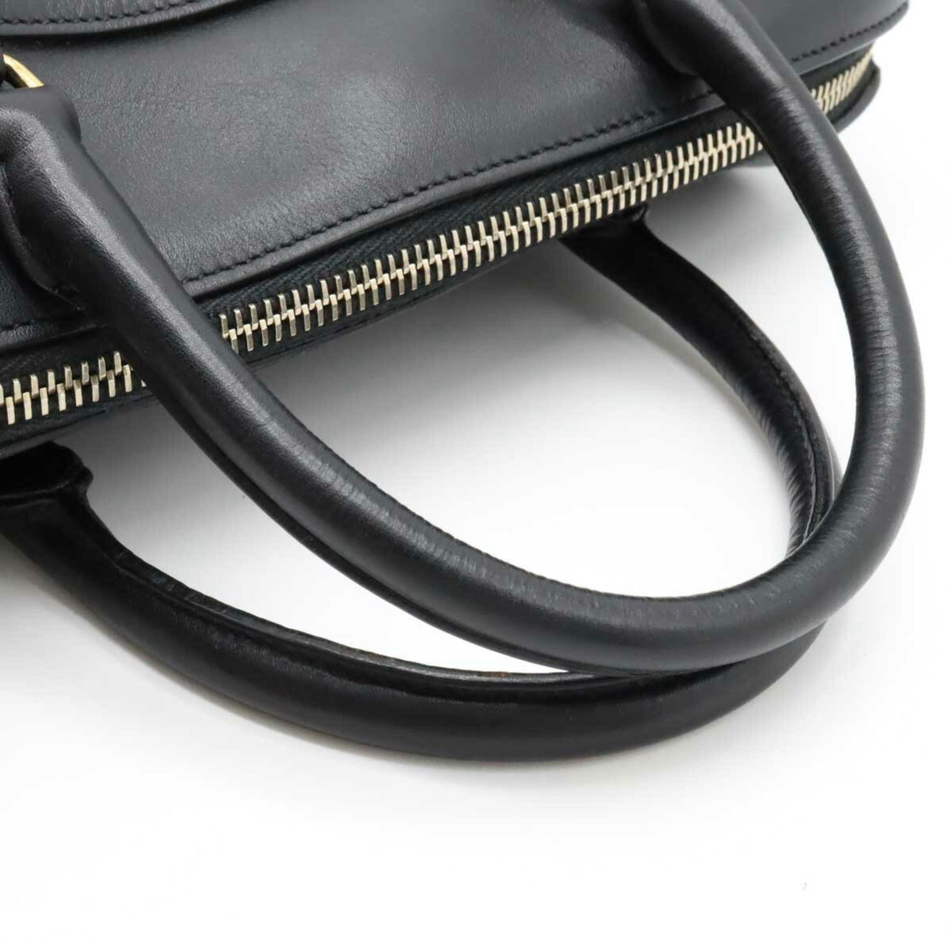 Yves Saint Laurent SAINT LAURENT PARIS Saint Laurent Paris YSL Yves Baby Duffle HandBag Shoulder Leather Black