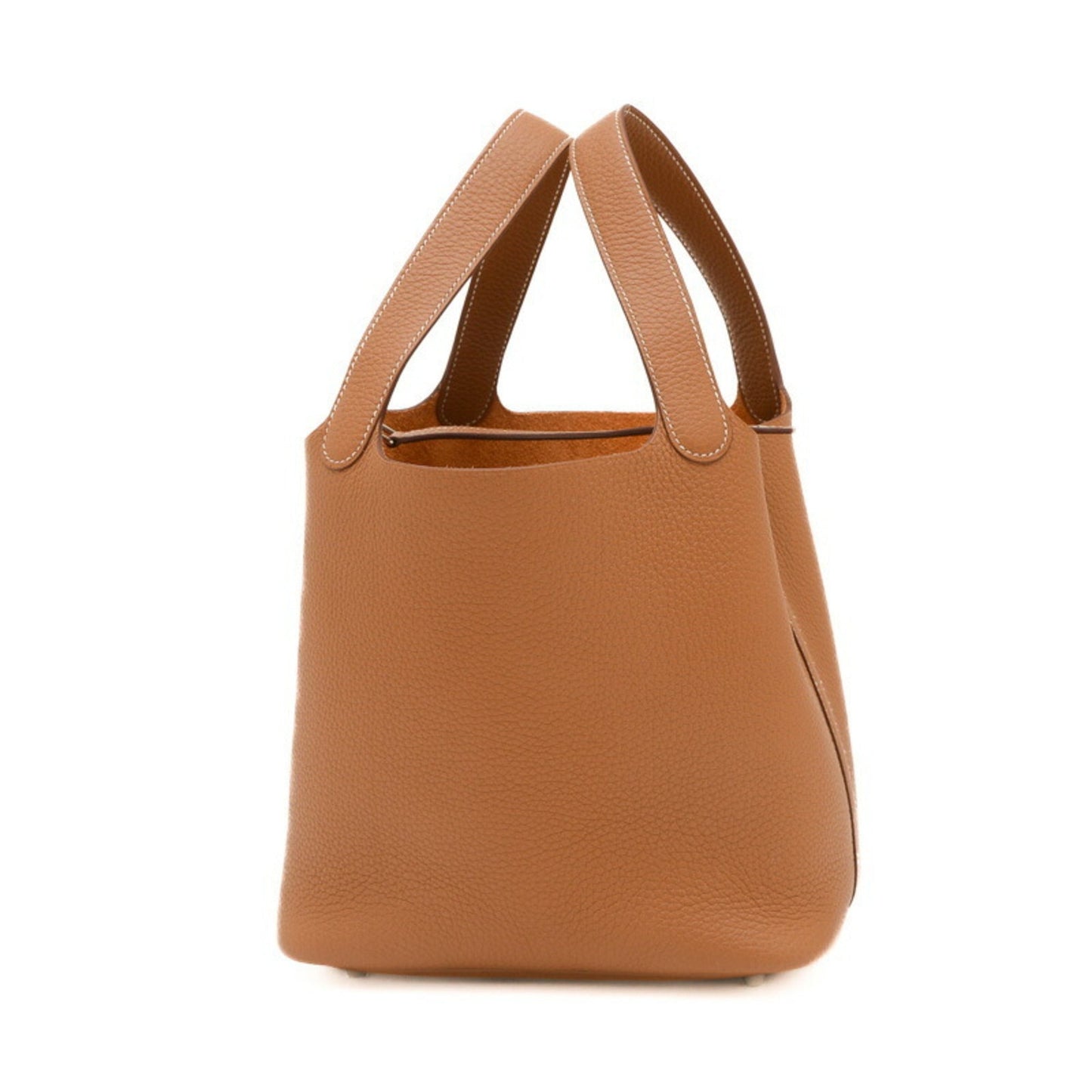 Hermes Gold Taurillon Clemence Leather Handbag ( )