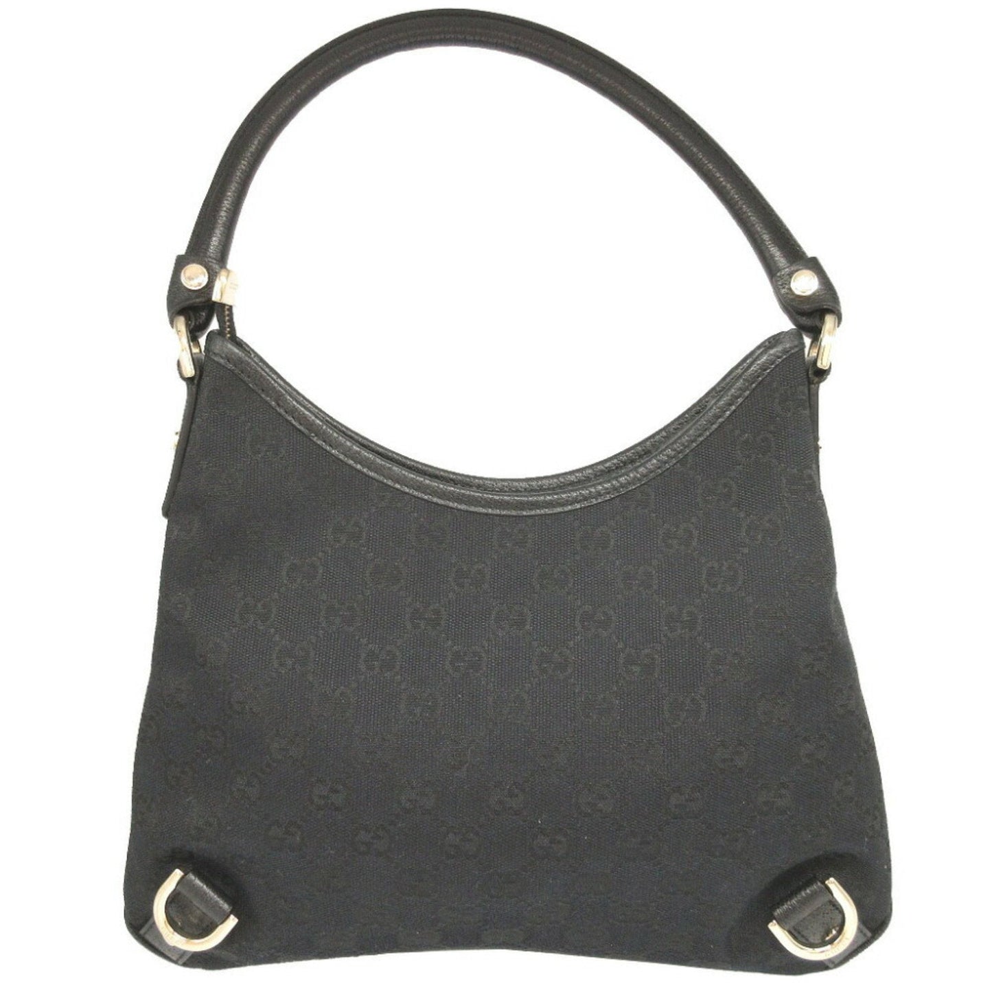 Gucci Leather Canvas Shoulder Bag