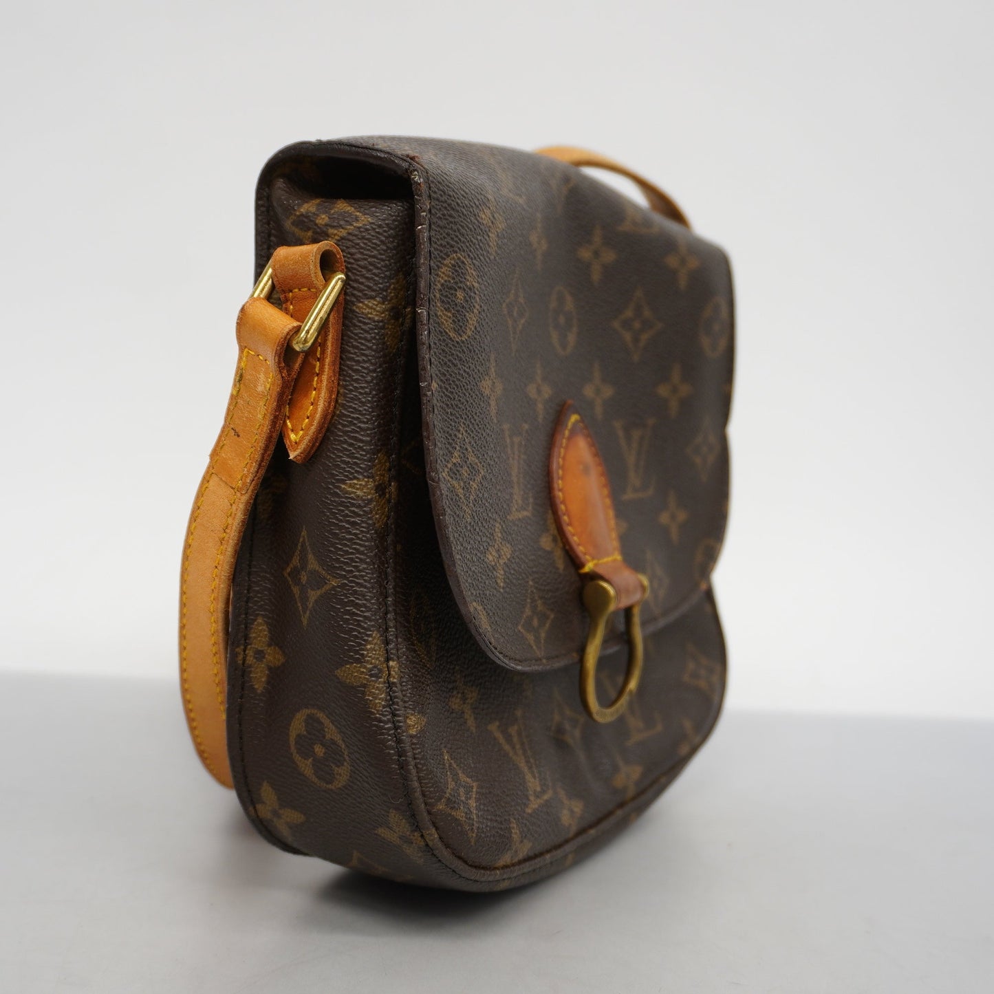 Louis VuittonAuth Monogram Mini Saint-Cloud Women's Shoulder Bag