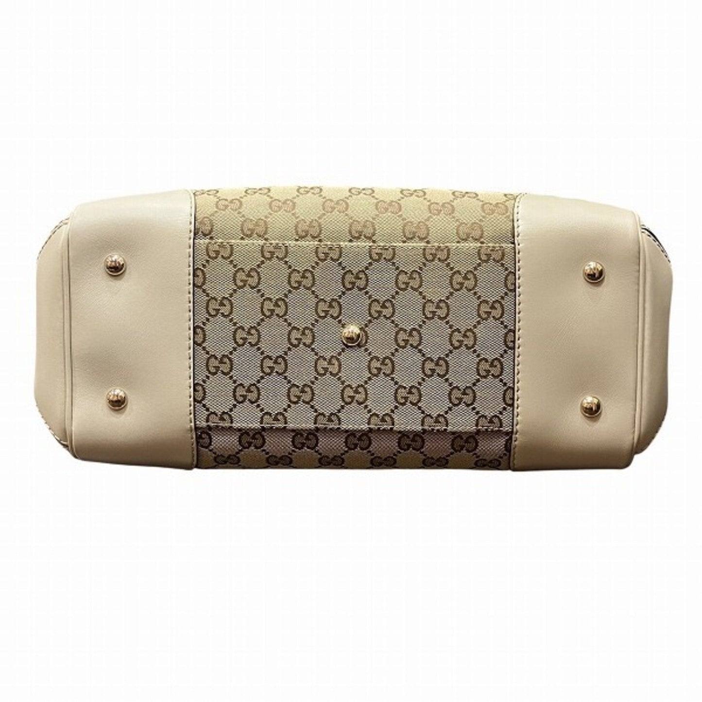 Gucci Leather Canvas Tote