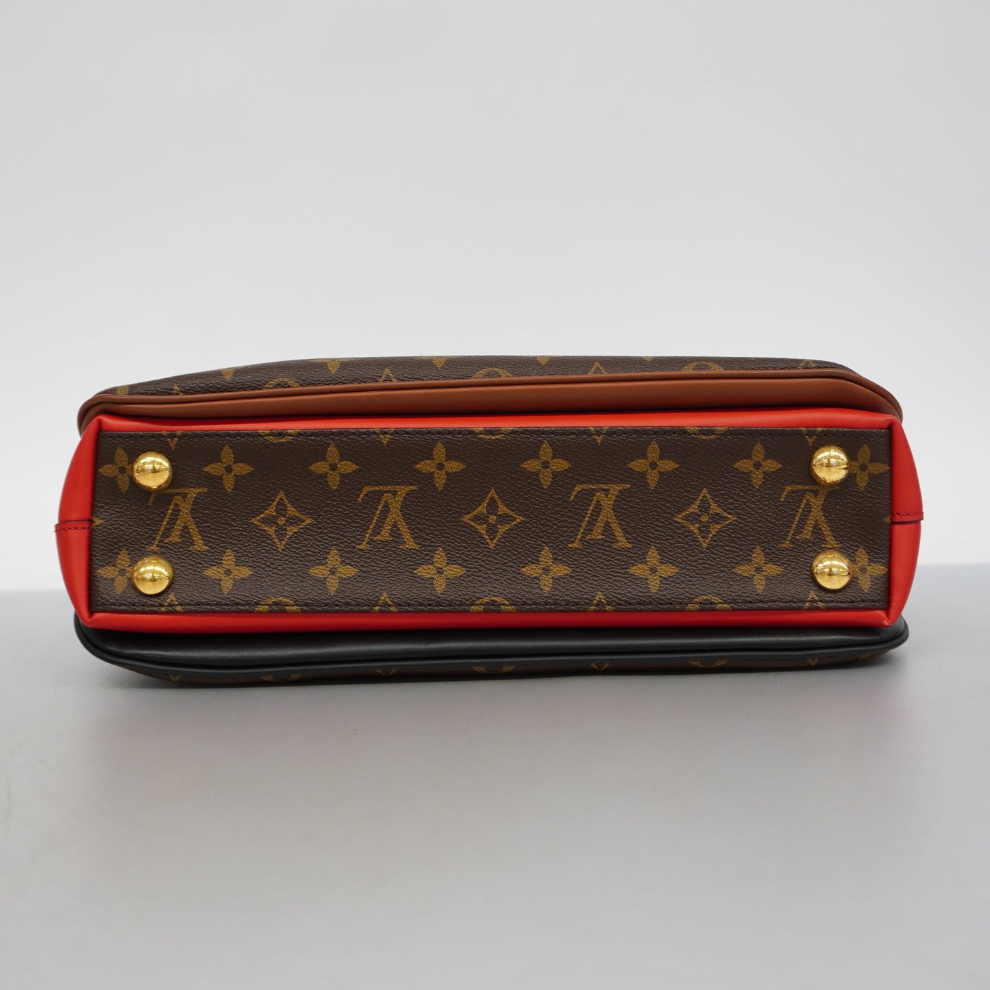 Louis VuittonAuth Monogram Mille-feuille Women's Handbag Rouge