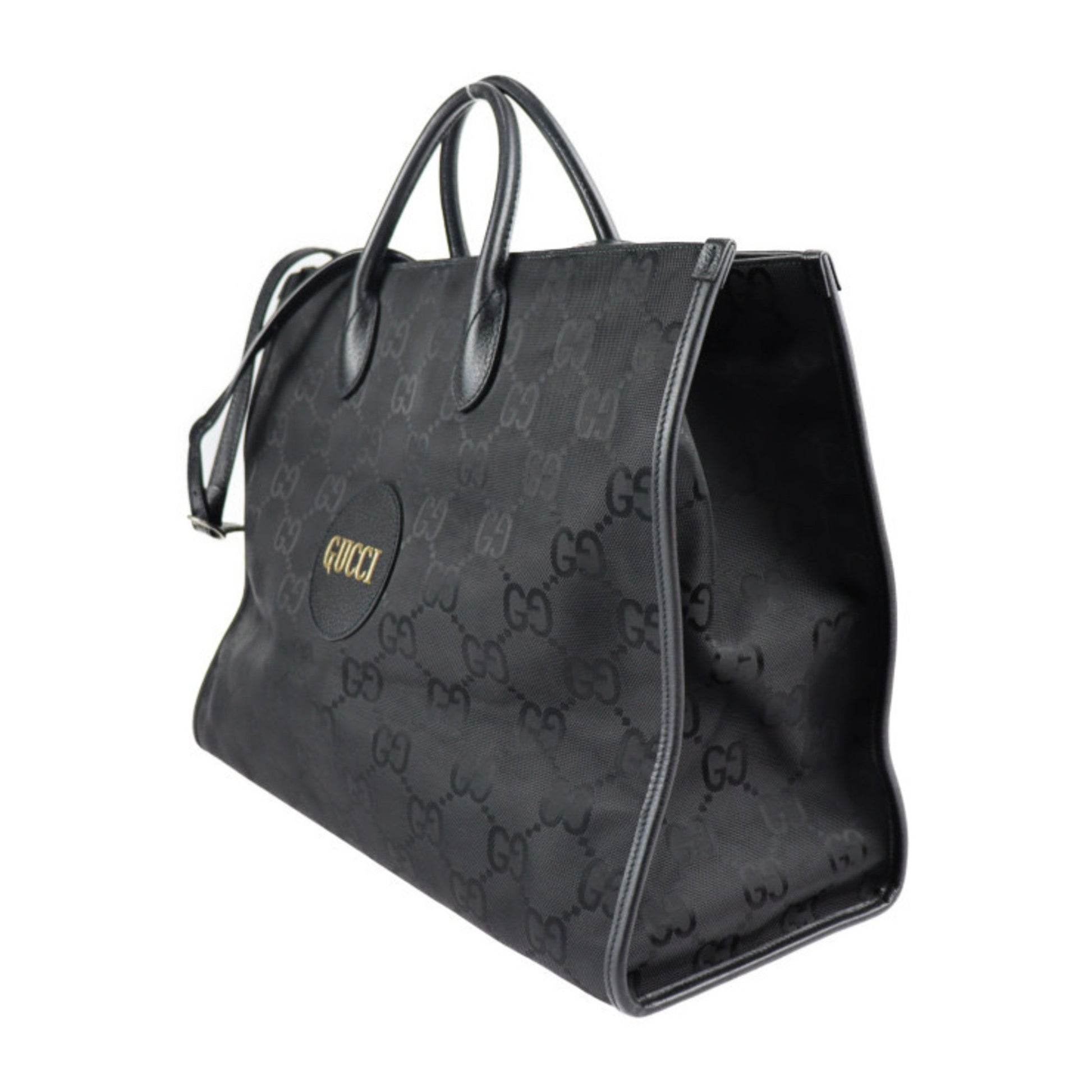 Gucci Nylon Leather Tote