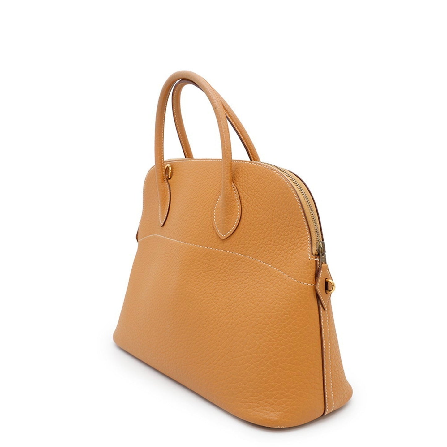 Hermes Bolide Natural Sable Fjord Leather Handbag ( )