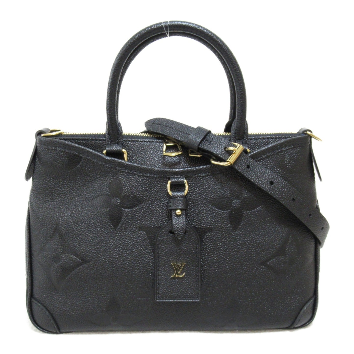 LOUIS VUITTON Trianon PM 2wayShoulder Bag Black Black Monogram empreinte leather