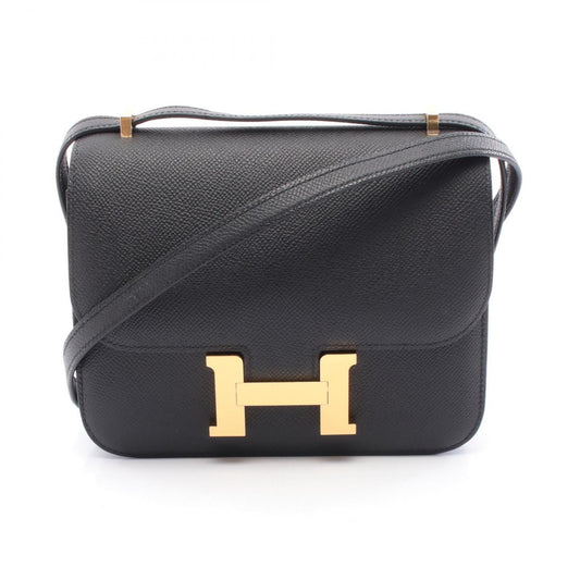 Hermes Constance Black Epsom Leather Leather Shoulder Bag ( )