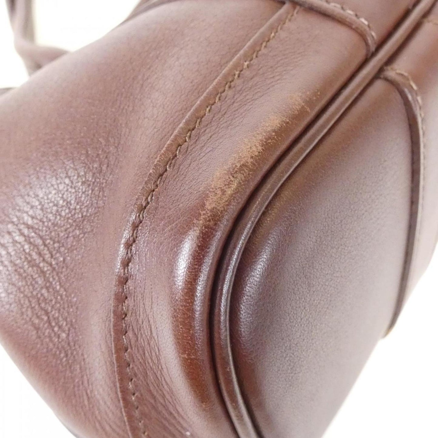 Hermes Havane Swift Leather Silk Handbag ( )
