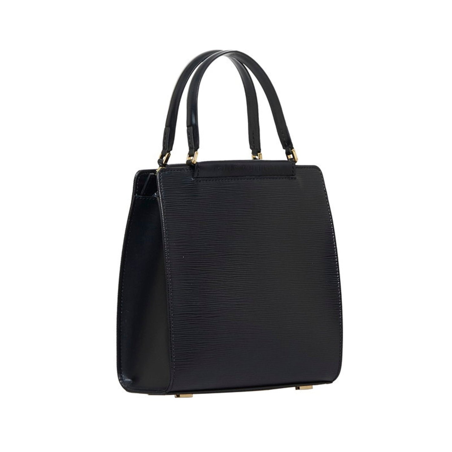 LOUIS VUITTON Epi Figari PM Handbag Noir Black Leather Ladies