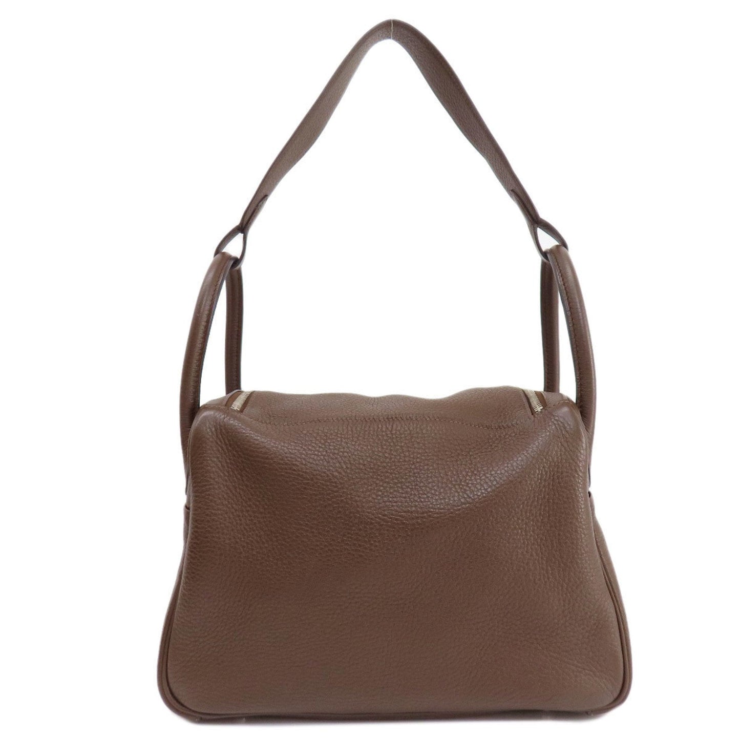 Hermes Brown Leather Handbag ( )