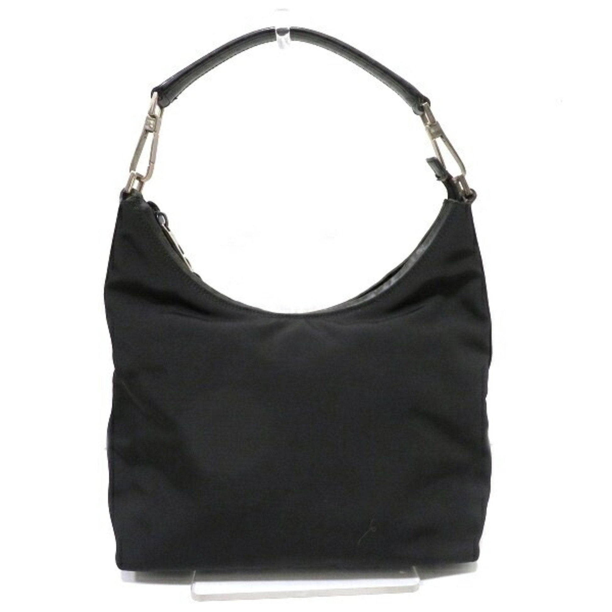 Gucci Lou Nylon Leather Shoulder Bag